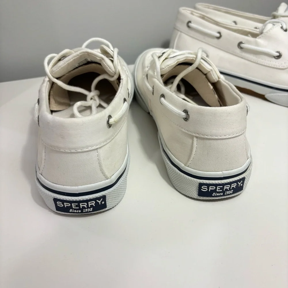 Sperry Men's Classic White Boat Shoes - Picture 7 of 10